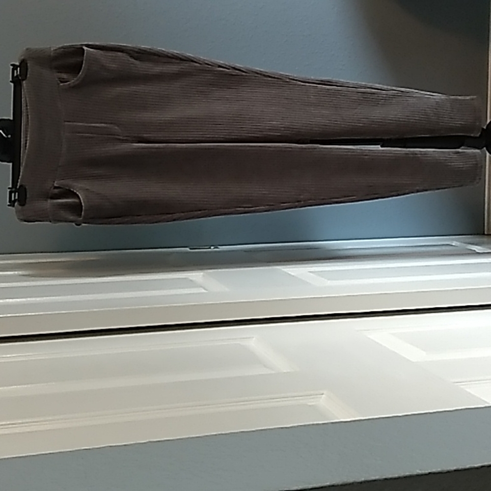 NWOT Denim & Co. Grey Corduroy Leggings  - XS